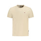 T-shirt da uomo in cotone beige