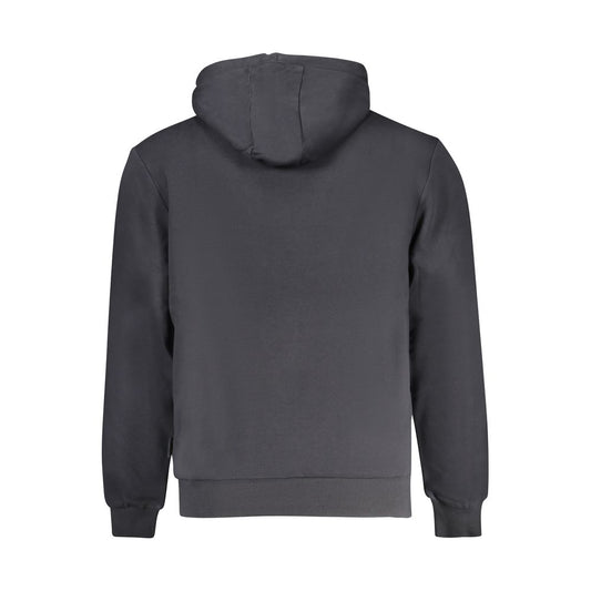 Schwarzer Baumwoll-Hoodie für Herren