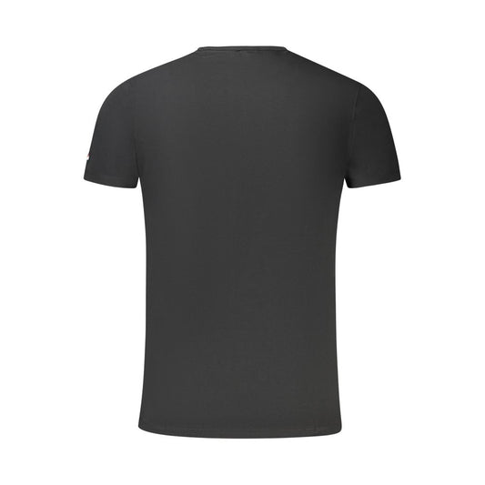 T-shirt da uomo in cotone nero