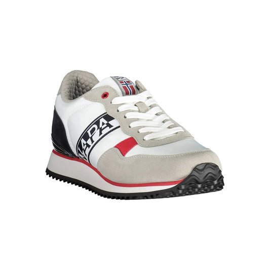 Weiße Polyester Herren Sneaker