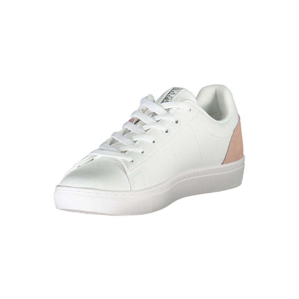 Sneaker da donna in pelle bianca