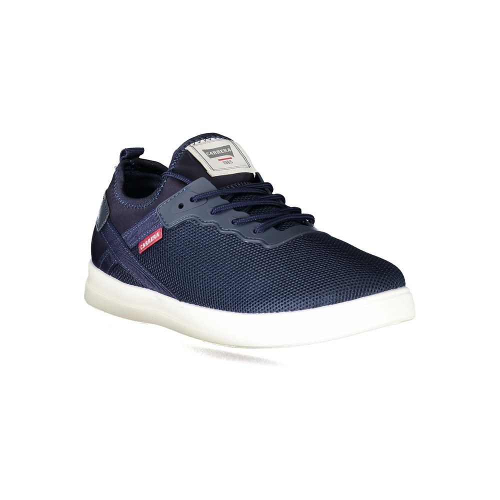 Blauer Polyester-Sneaker