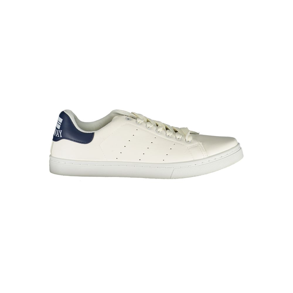 Sneaker in poliestere bianco