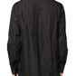 Dolce & Gabbana Black Cotton Button Down Men Casual Shirt
