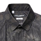 Dolce & Gabbana Black Royal Pet Portrait GOLD Dress Shirt
