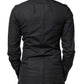 Dolce & Gabbana Black Love Embroidery GOLD Formal Dress Shirt