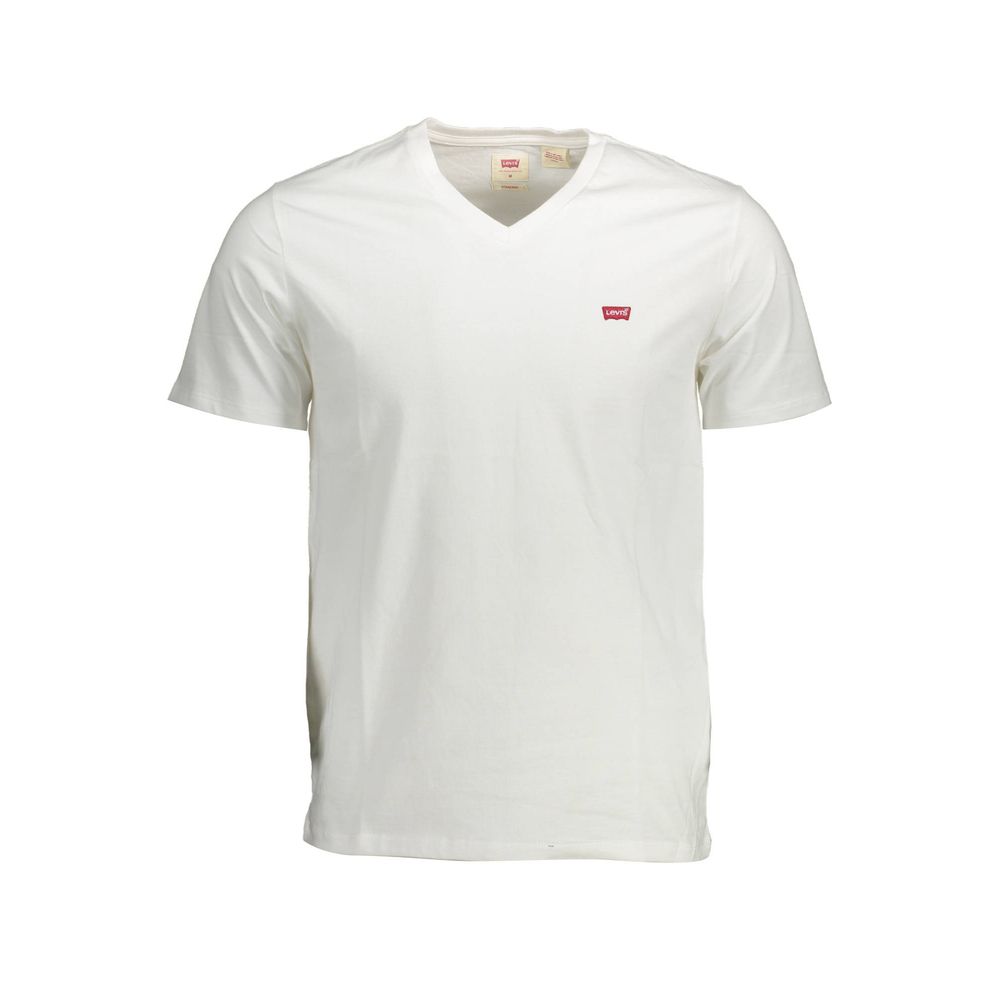 T-shirt da uomo in cotone bianco