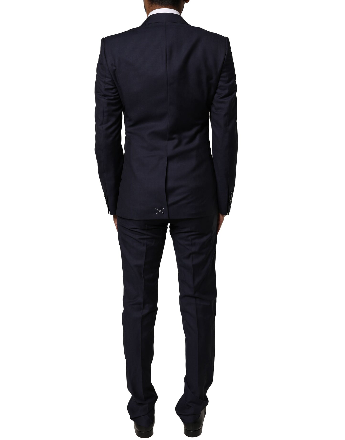 Blue MARTINI Wool 3 Piece Formal Men Suit