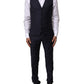 Blue MARTINI Wool 3 Piece Formal Men Suit