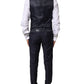 Blue MARTINI Wool 3 Piece Formal Men Suit