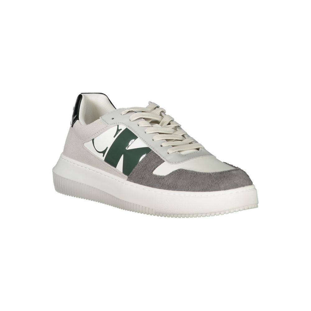 Weißer Polyethylen Herren Sneaker