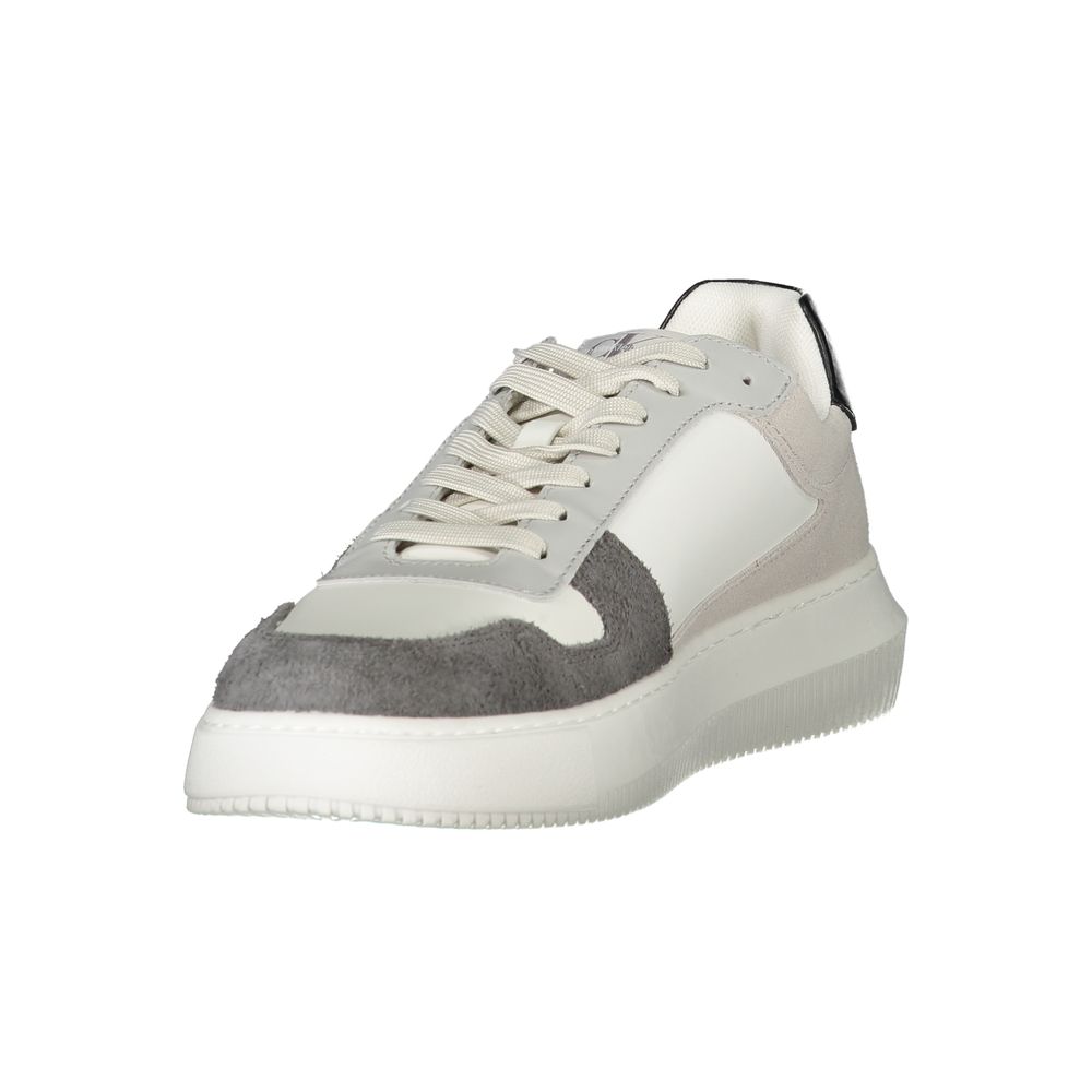 Weißer Polyethylen Herren Sneaker