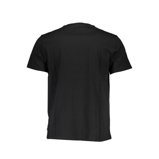 T-shirt da uomo in cotone nero