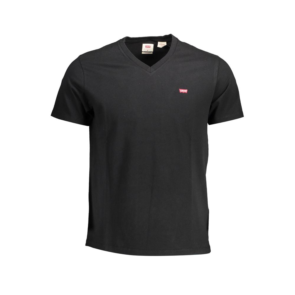 T-shirt da uomo in cotone nero