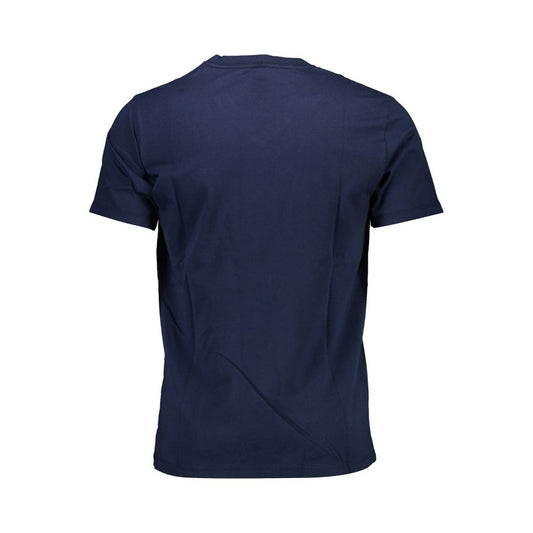 Blaues Herren-T-Shirt aus Baumwolle