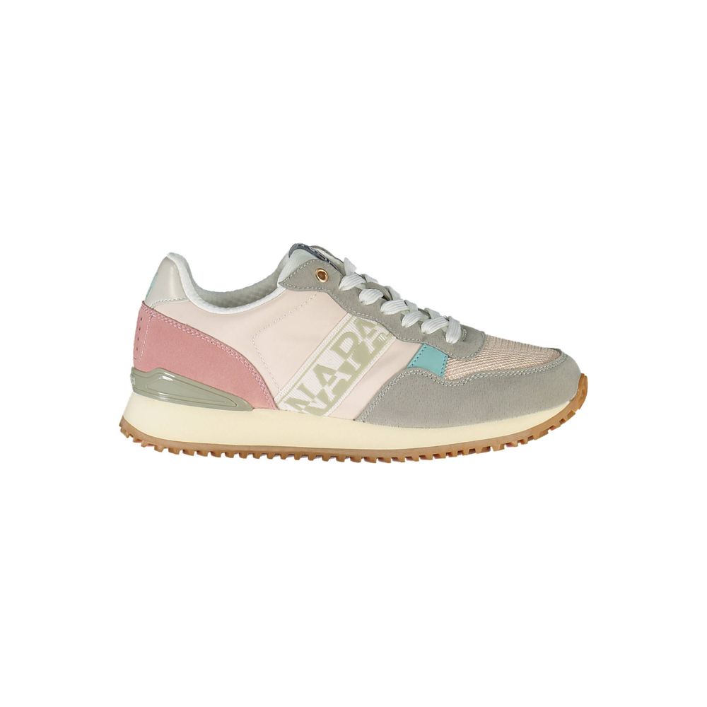 Sneaker da donna in poliestere rosa