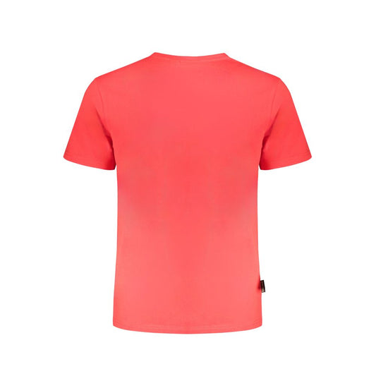 Rotes Baumwoll-T-Shirt