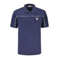 Polo da uomo in cotone blu