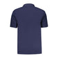 Polo da uomo in cotone blu