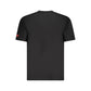 Schwarzes Herren-T-Shirt aus Baumwolle