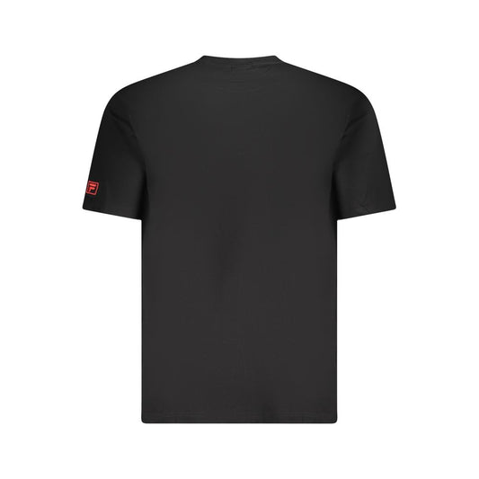 T-shirt da uomo in cotone nero