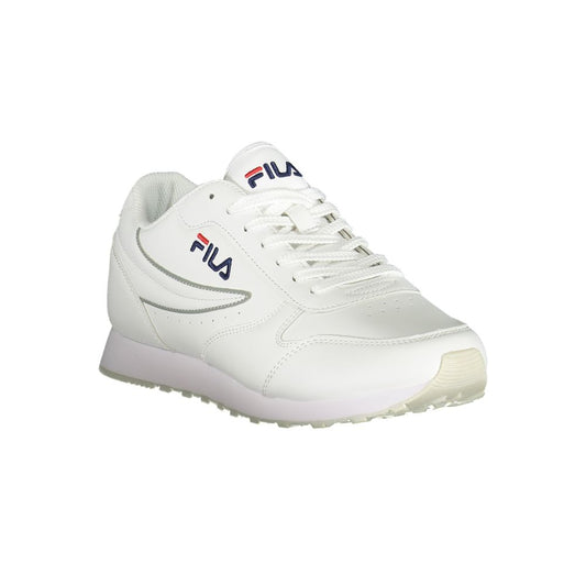 Sneakers sportive bianche immacolate con accenti a contrasto