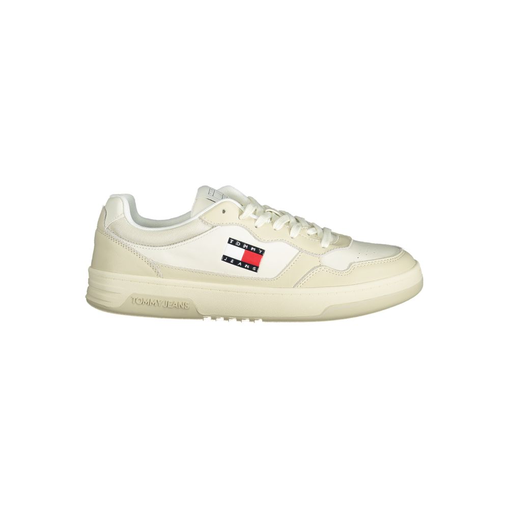 Sneaker da uomo in polietilene beige