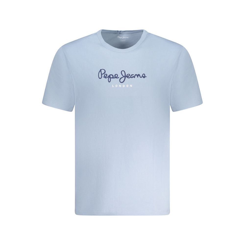 Light Blue Cotton T-Shirt