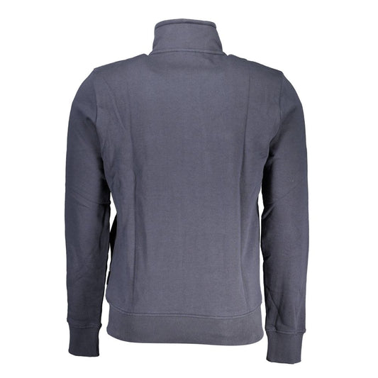 Maglione da uomo in cotone blu