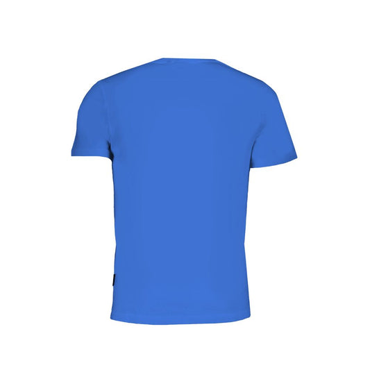 Blaues Baumwoll-T-Shirt