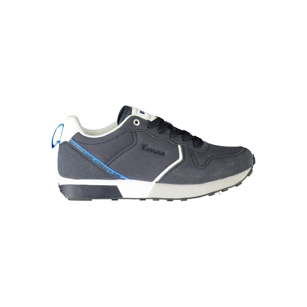 Blauer Polyester-Sneaker