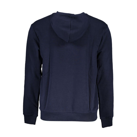 Blaues Kapuzensweatshirt aus Baumwollmischung