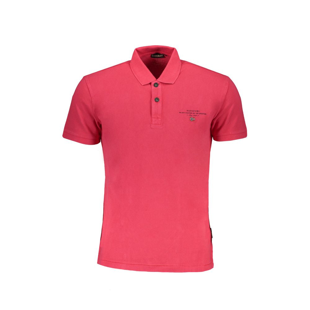 Rosa Poloshirt aus Baumwolle