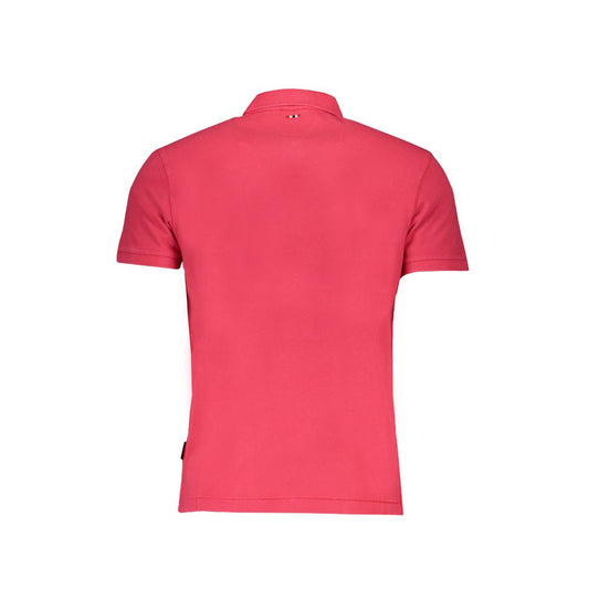 Rosa Poloshirt aus Baumwolle