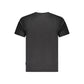 Schwarzes Unisex-T-Shirt aus Baumwolle