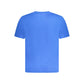 Blue Cotton Men T-Shirt