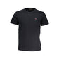 T-shirt da uomo in cotone nero