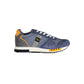 Blaue Leder Herren Sneaker