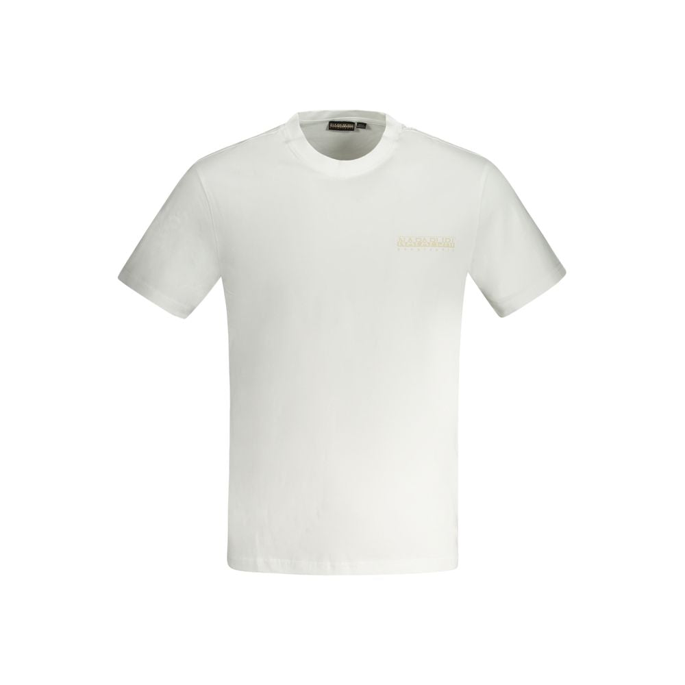 T-shirt da uomo in cotone bianco