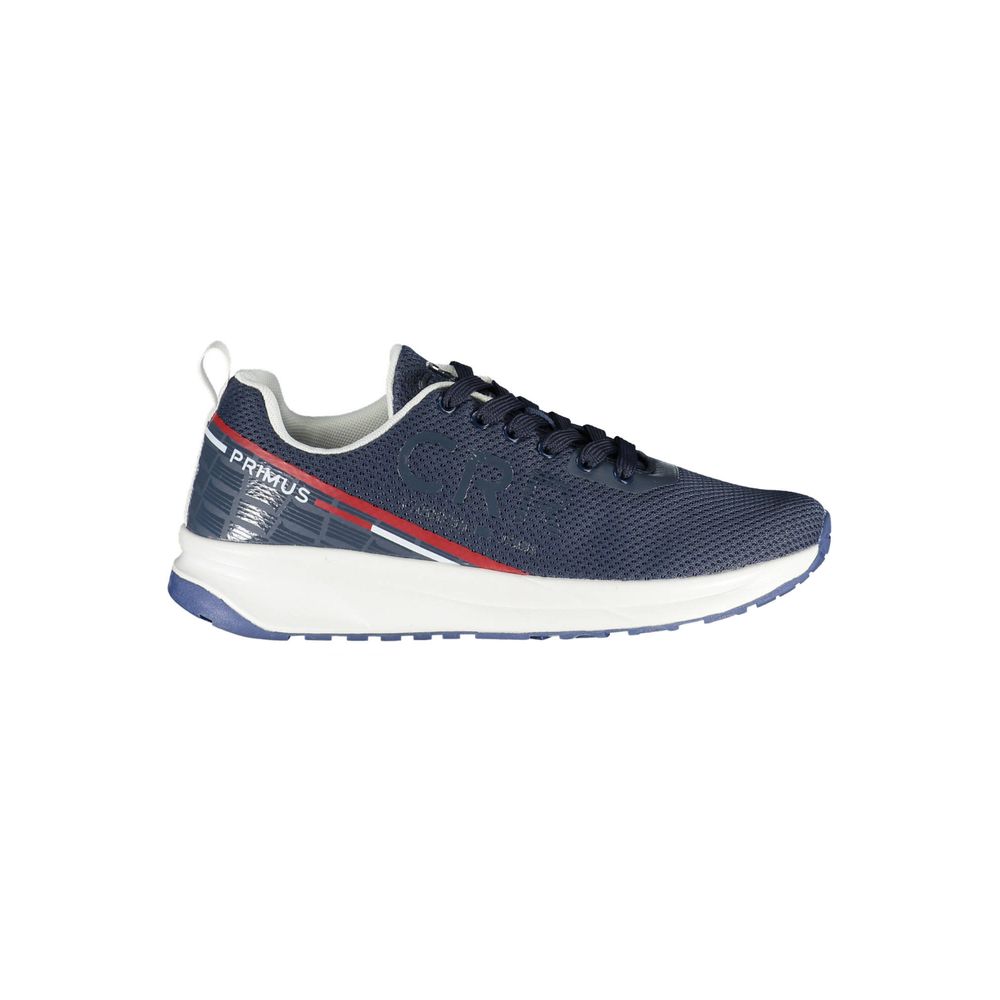 Sneaker da uomo in polietilene blu