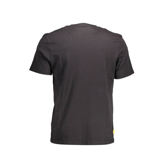 T-shirt da uomo in cotone nero