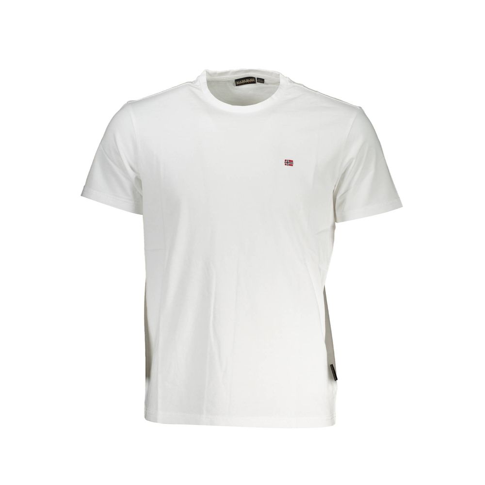 T-shirt da uomo in cotone bianco