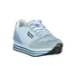 Hellblauer Polyester-Sneaker