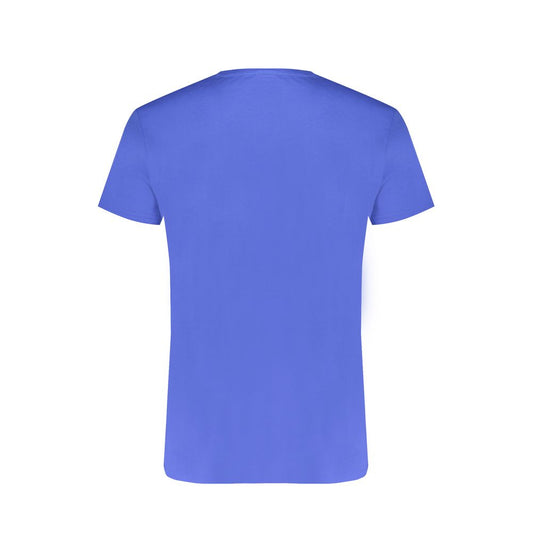 Blaues Baumwoll-T-Shirt