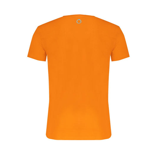 Orangefarbenes Baumwoll-T-Shirt