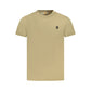 T-shirt da uomo in cotone beige