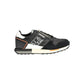 Sneaker da uomo in pelle nera