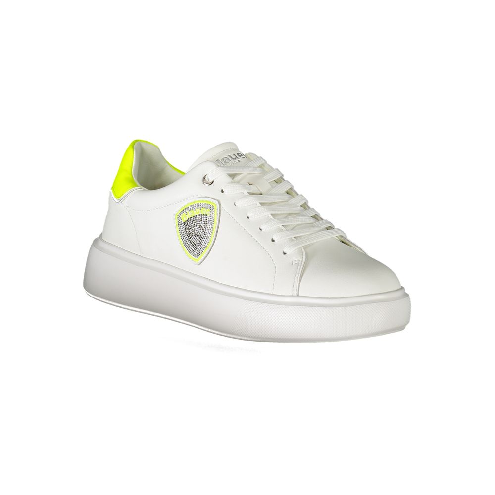 Sneaker in poliestere bianco