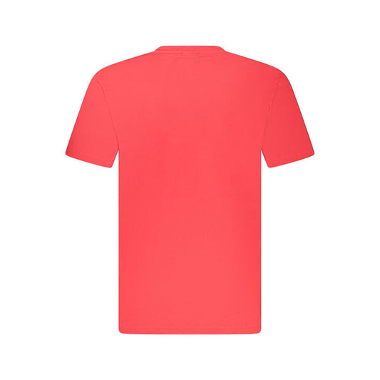 Rotes Baumwoll-T-Shirt