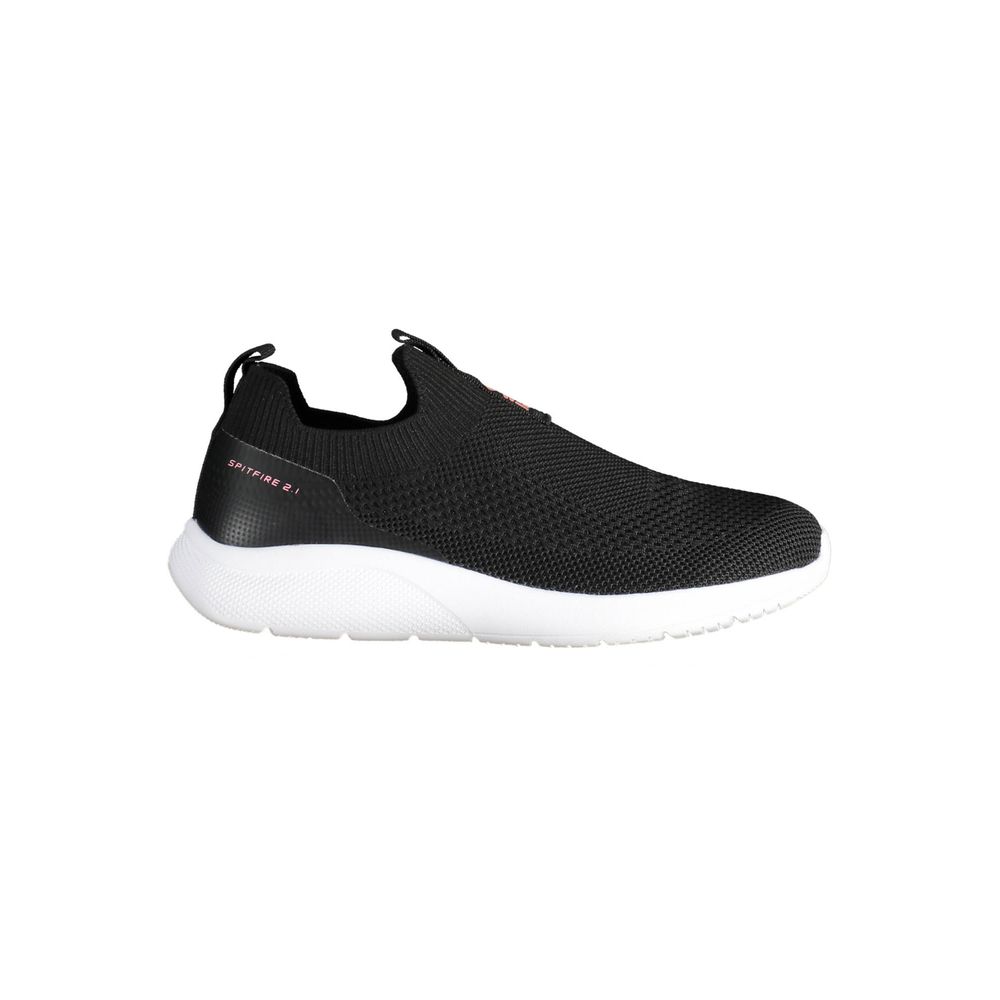 Schwarze Synthetik Damen Sneaker